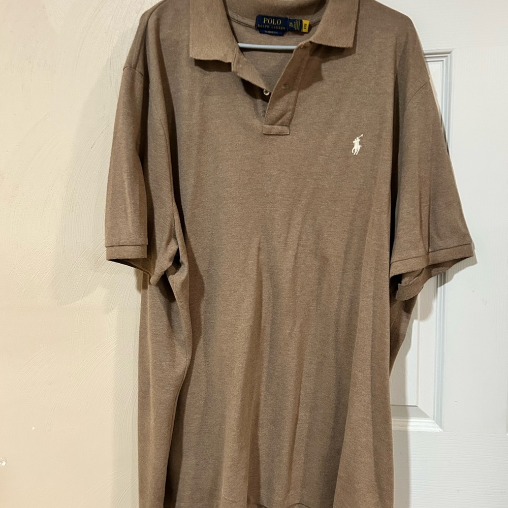 Polo by Ralph Lauren Men's Brown Polo Shirt